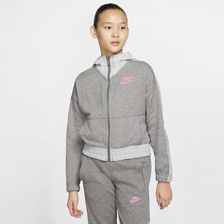 Hanorace Nike Air Full-Zip Fete Gri Inchis Platină | XCRV-24351